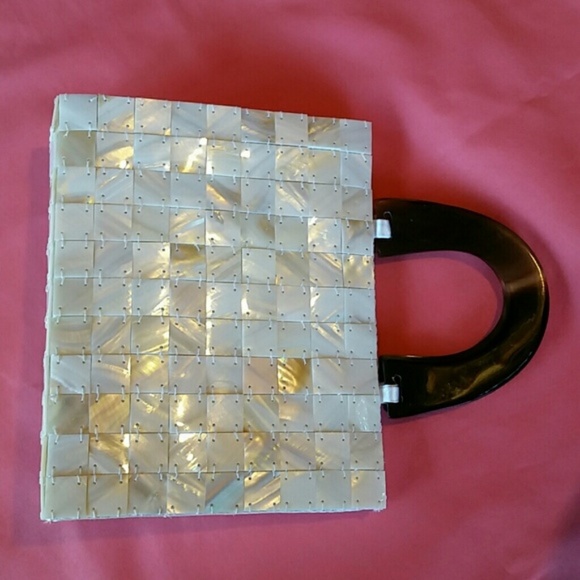 Handbags - NEW MINI PURSE GENUINE MOTHER OF PEARL